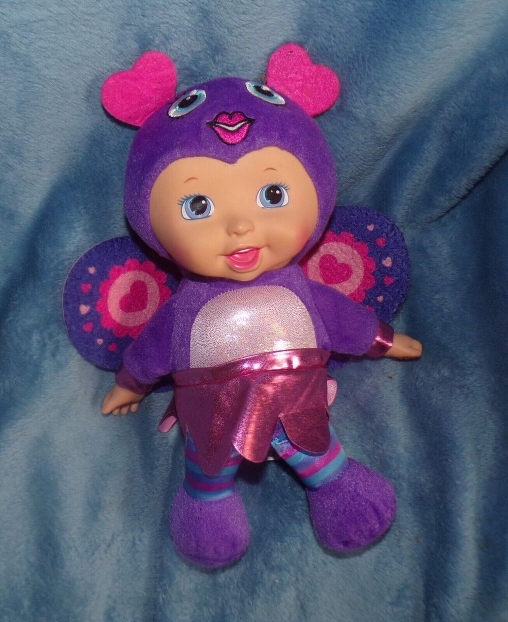 Animal Cuties purple  doll magical sounds doll with wings